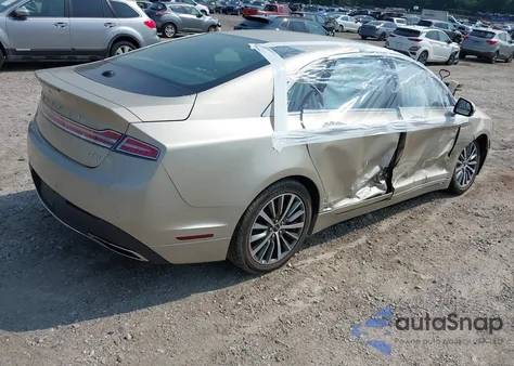 2017 Lincoln Mkz Hybrid Premiere из США, поврежденный, VIN 3LN6L5KU9HR657000